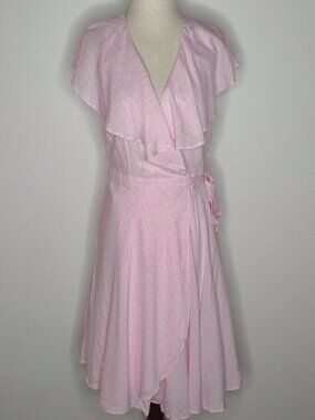 NWT Draper James Women's Pink Floral/Wrap Dress Size Small